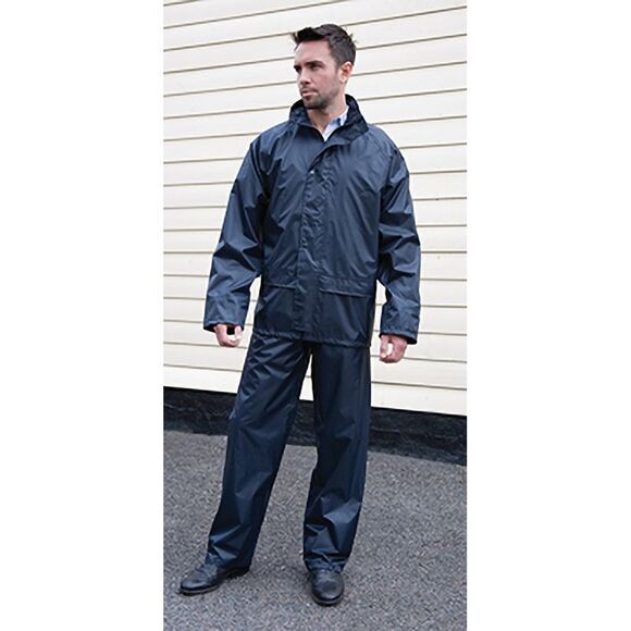 Result Mens Core Waterproof Rain Storm Suit (Pants /Bottoms And Jacket Set) / Na - Picture 4 of 7